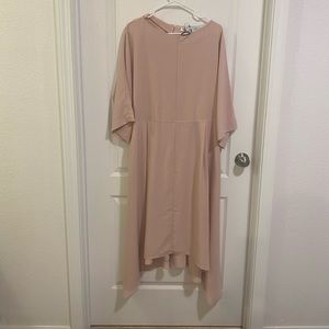 Prologue • Flowy Nude Dress •